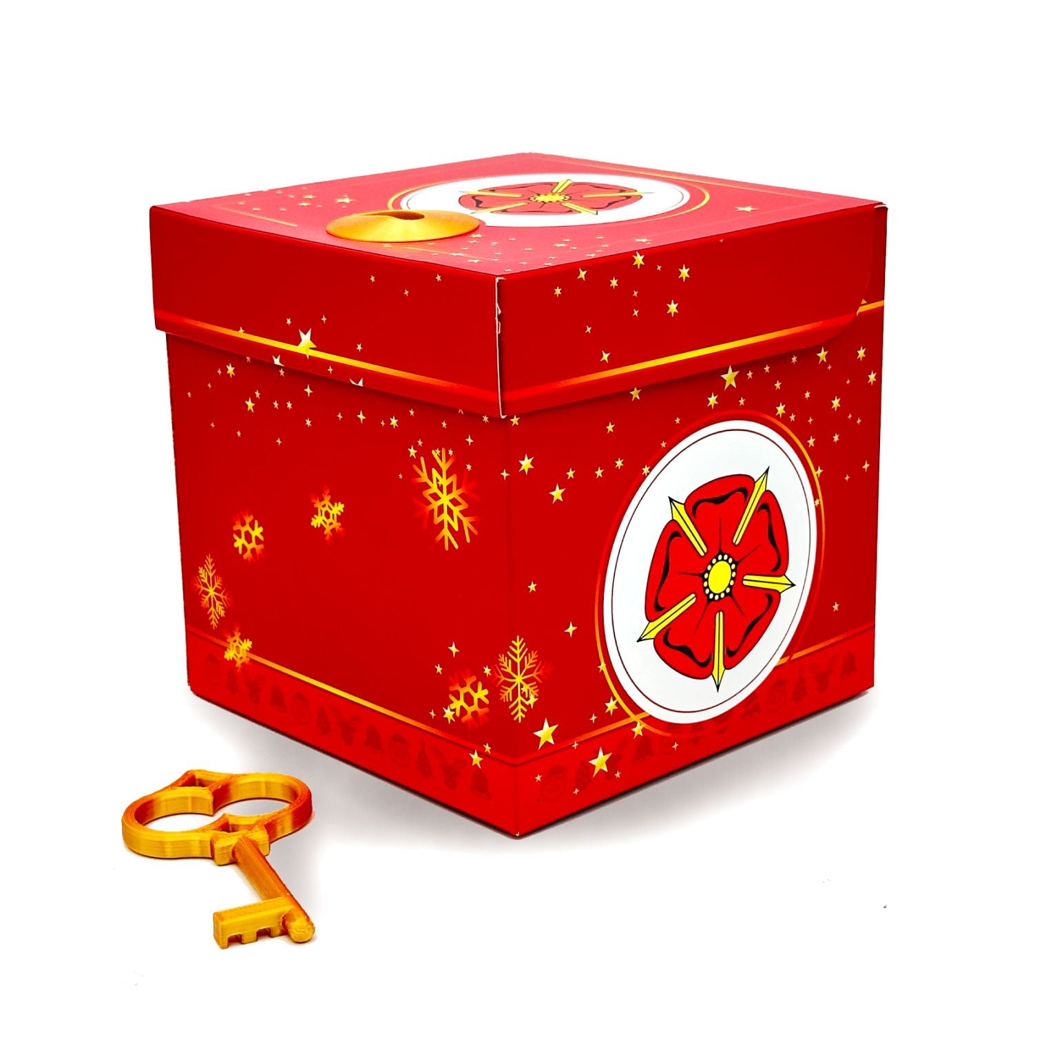 Schlossbox mit Schlüssel Weihnachten Lippische Rose