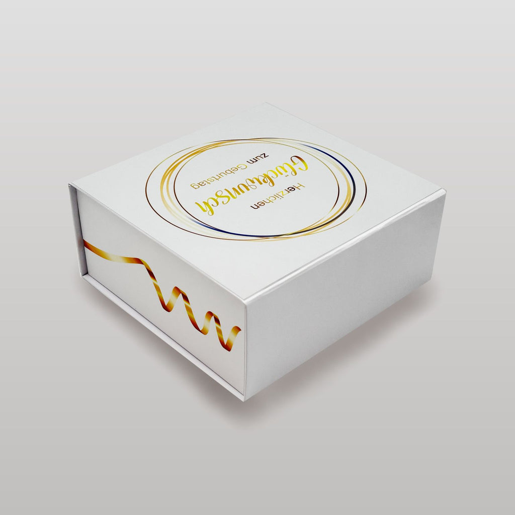 Magnetbox weiß - Herzlichen Glückwunsch zum Geburtstag