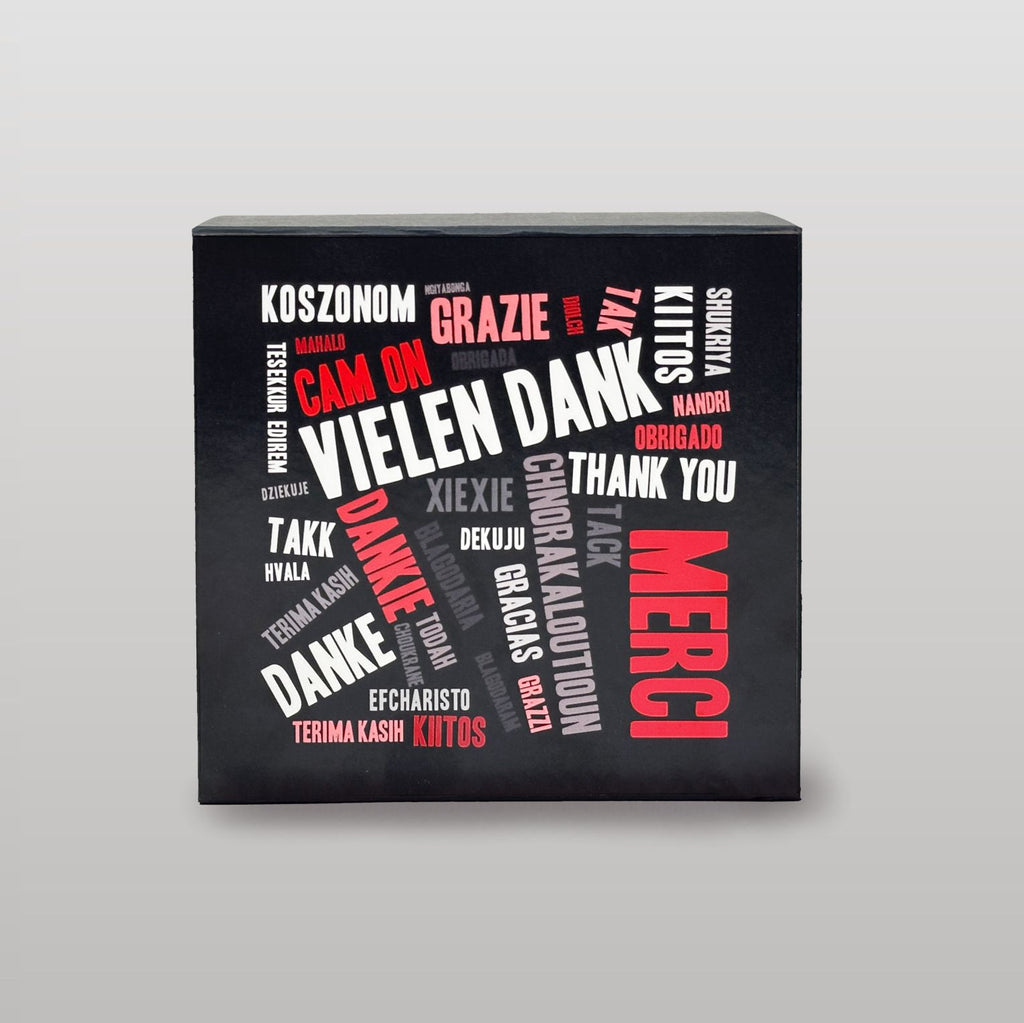 Magnetbox Danke schwarz