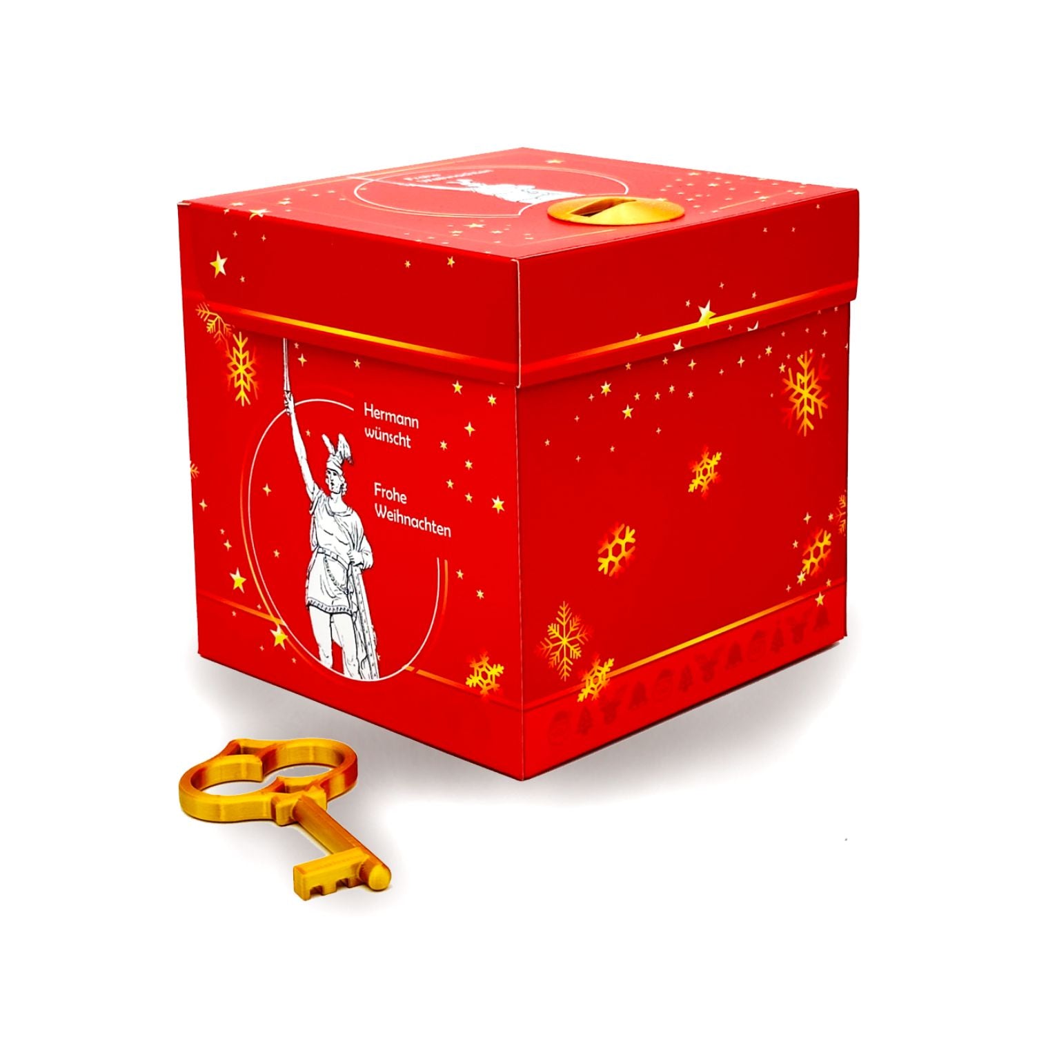 Schlossbox mit Schlüssel Weihnachten Hermannsdenkmal