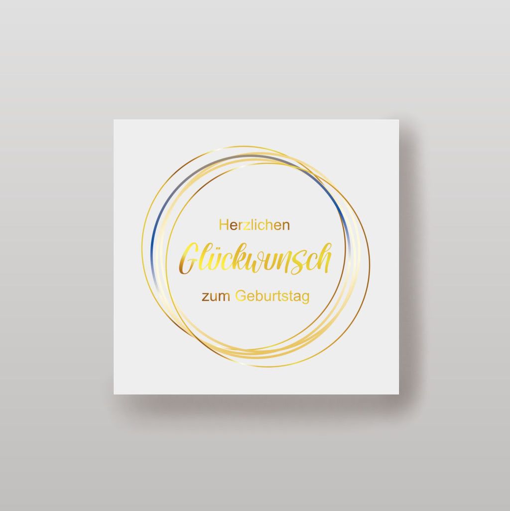 Magnetbox weiß - Herzlichen Glückwunsch zum Geburtstag