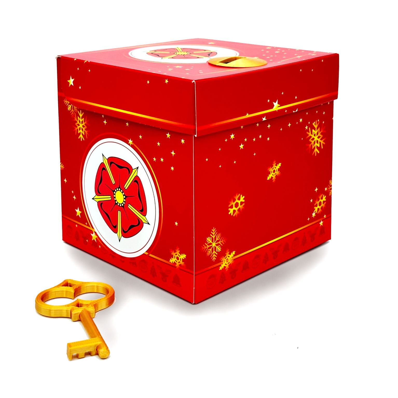Schlossbox mit Schlüssel Weihnachten Lippische Rose