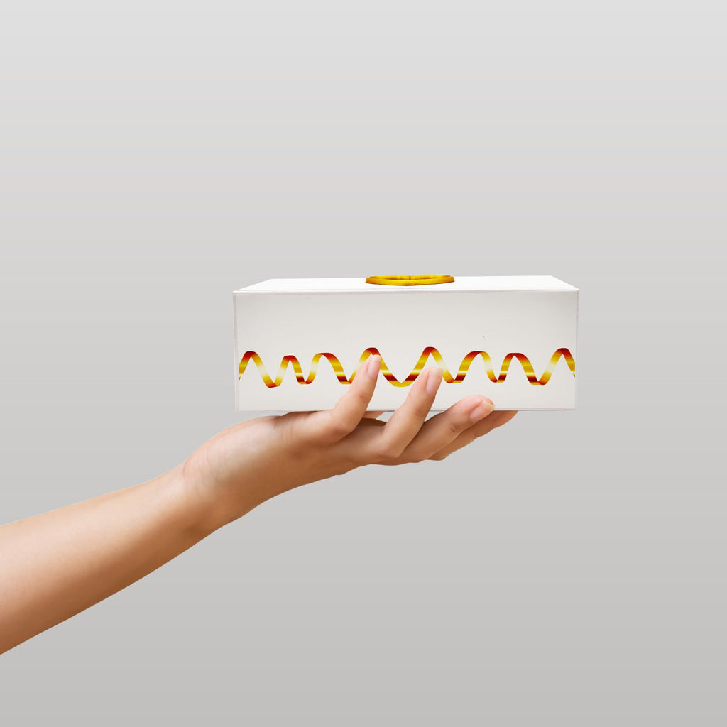 Magnetbox weiß mit 3D Herz