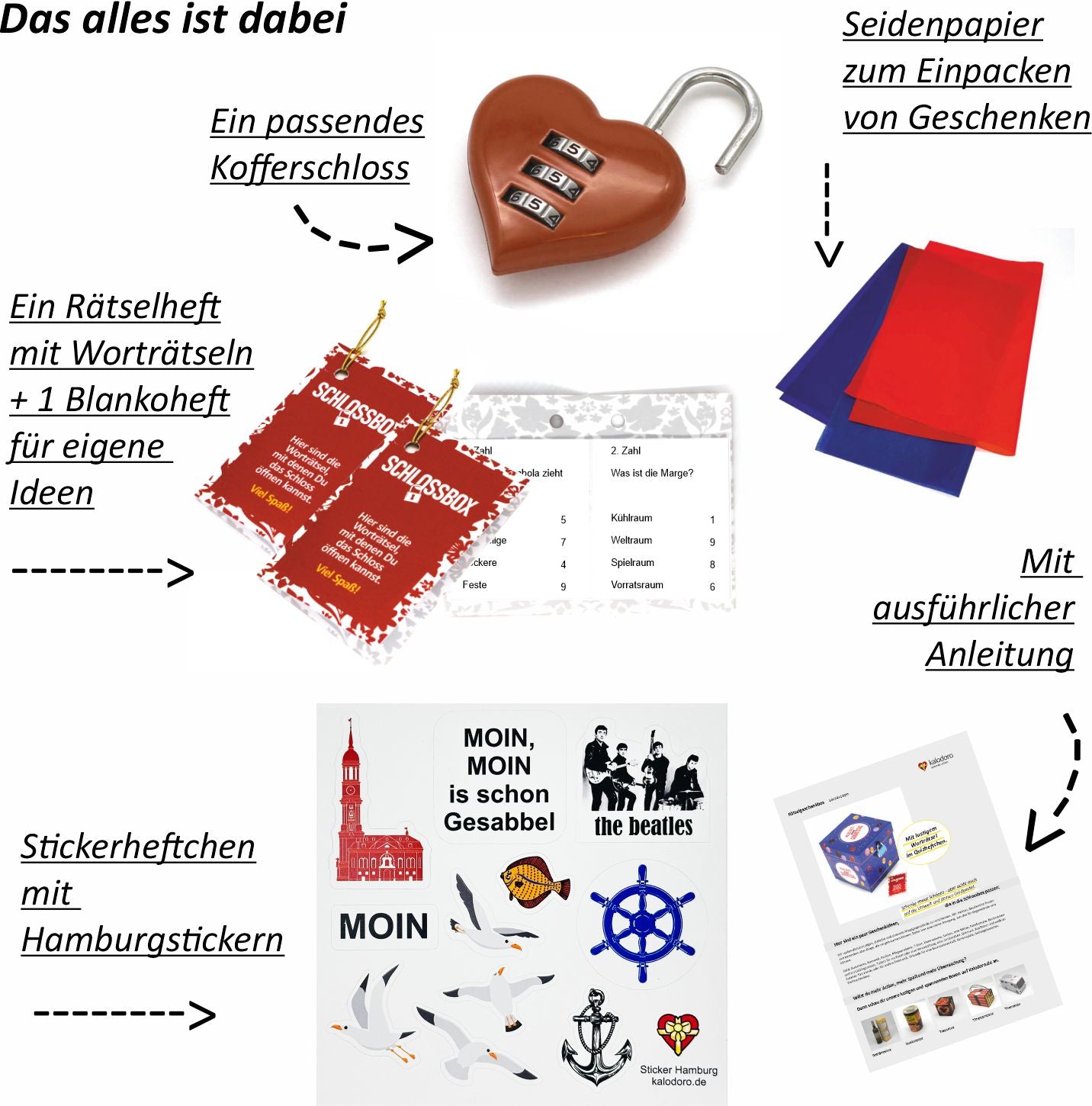 Rätselbox Glück - Hamburg Edition