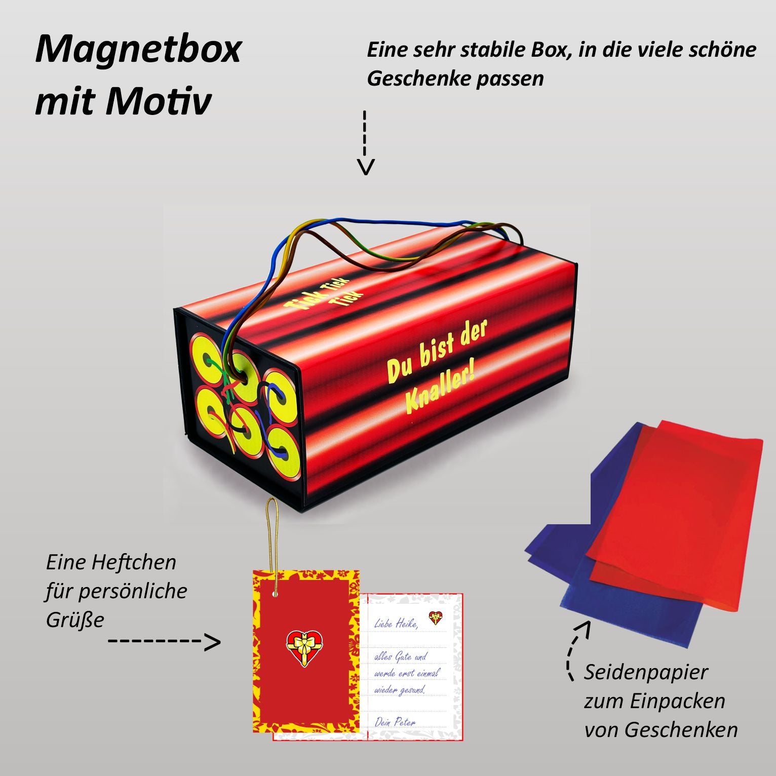 Magnetbox - Du bist der Knaller! - klein