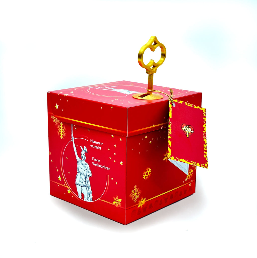 Schlossbox mit Schlüssel Weihnachten Hermannsdenkmal
