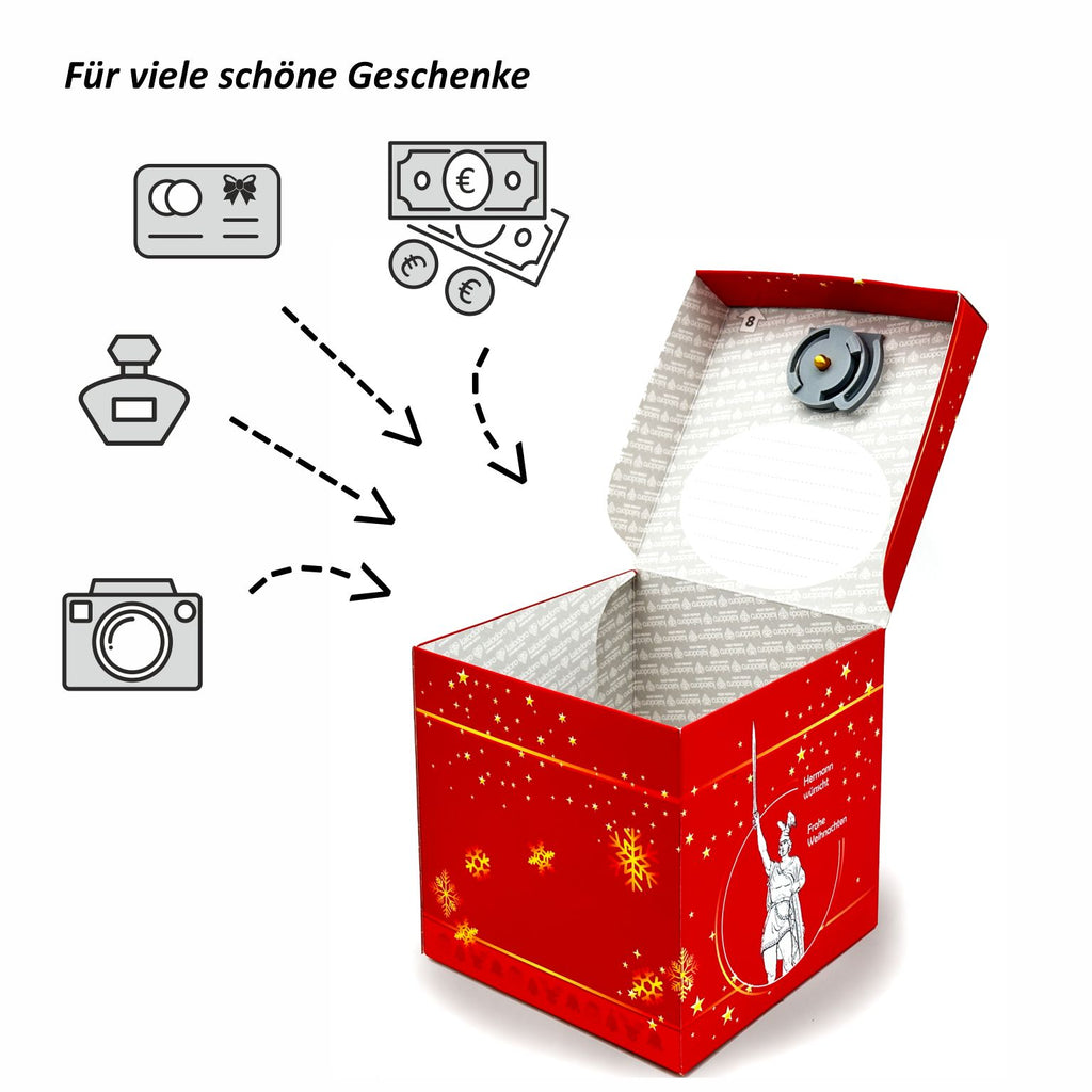 Schlossbox mit Schlüssel Weihnachten Hermannsdenkmal
