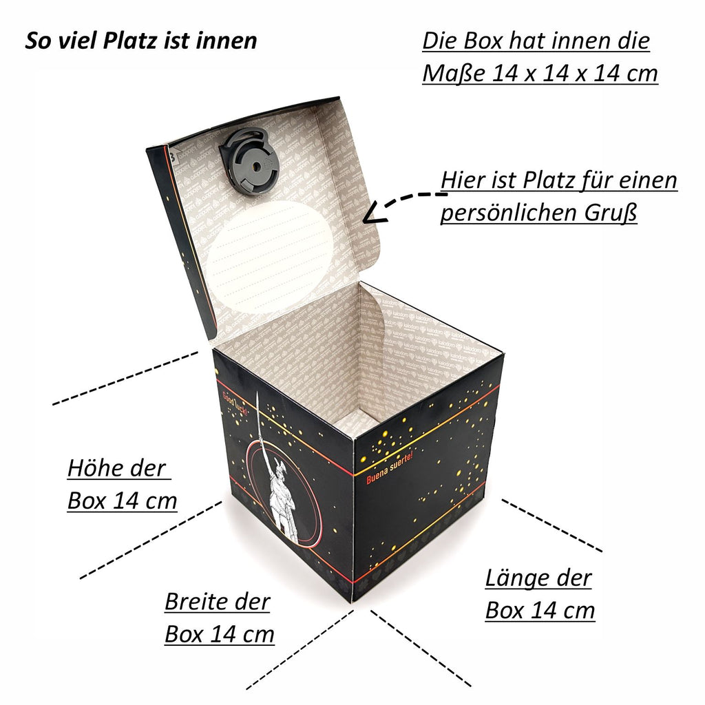 Schlossbox mit Schlüssel Glück Hermannsdenkmal