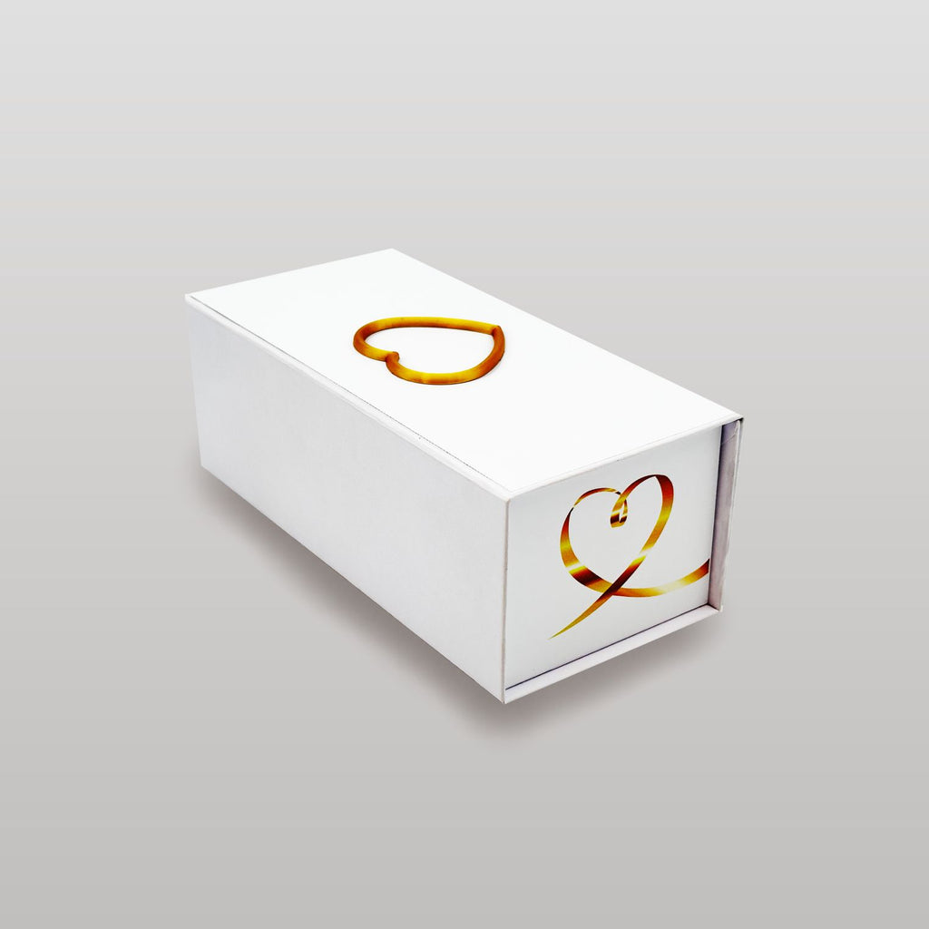 Magnetbox weiß mit 3D Herz