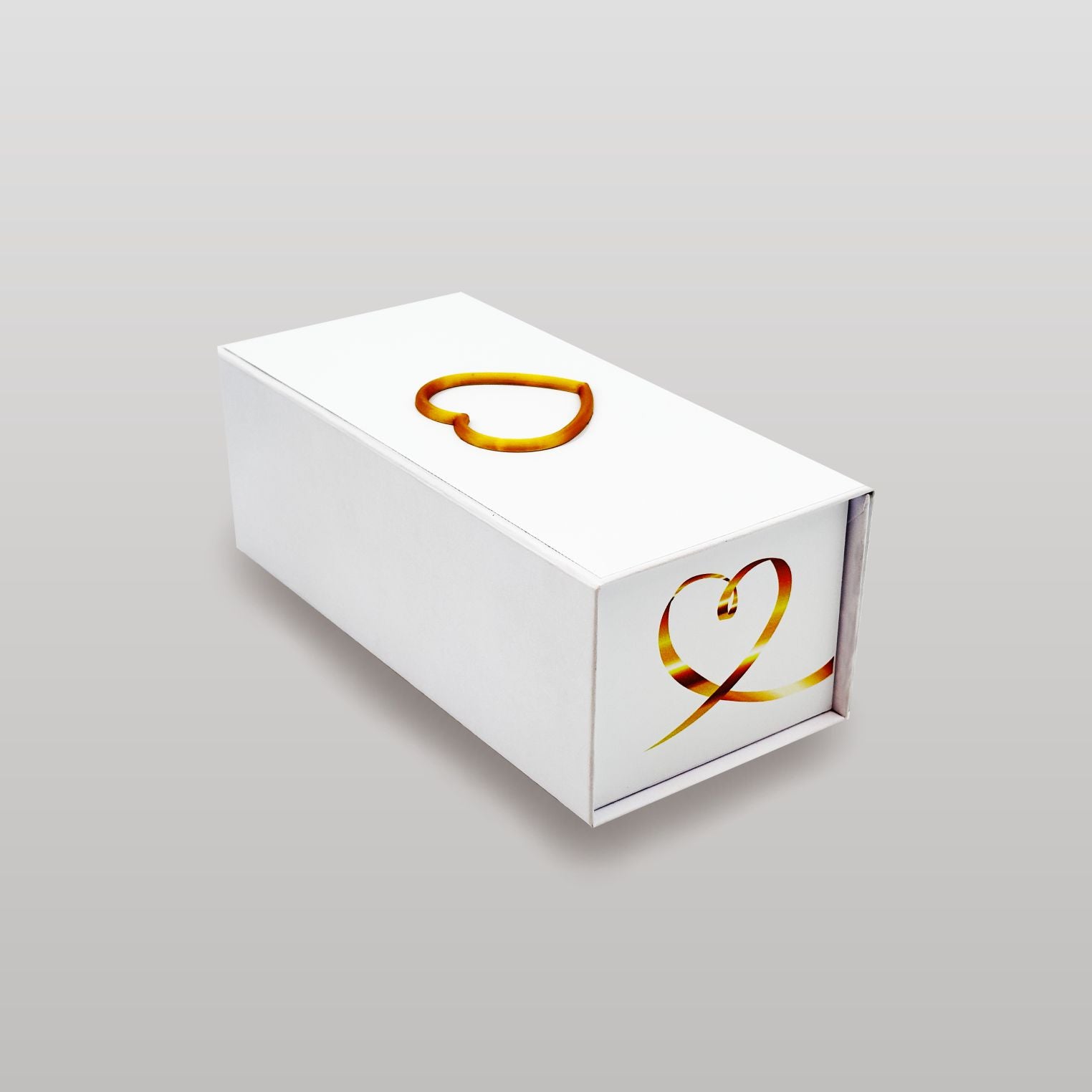 Magnetbox weiß mit 3D Herz