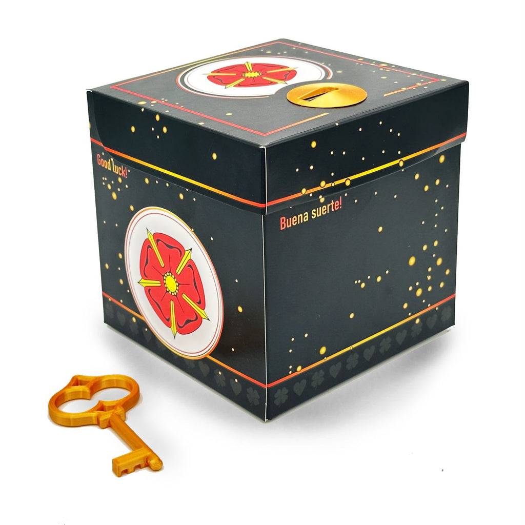 Schlossbox mit Schlüssel Glück Lippische Rose