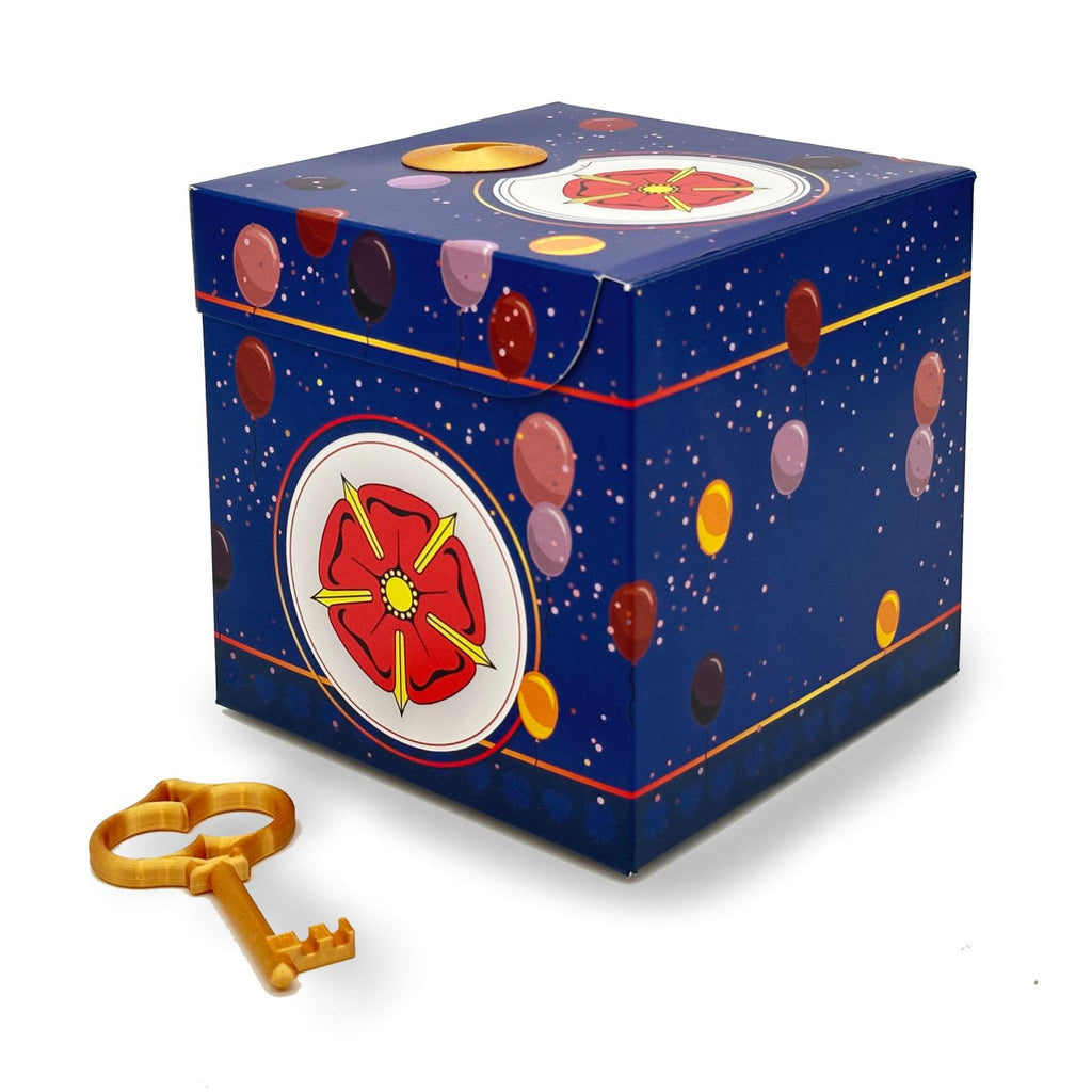 Schlossbox mit Schlüssel Geburtstag Lippische Rose