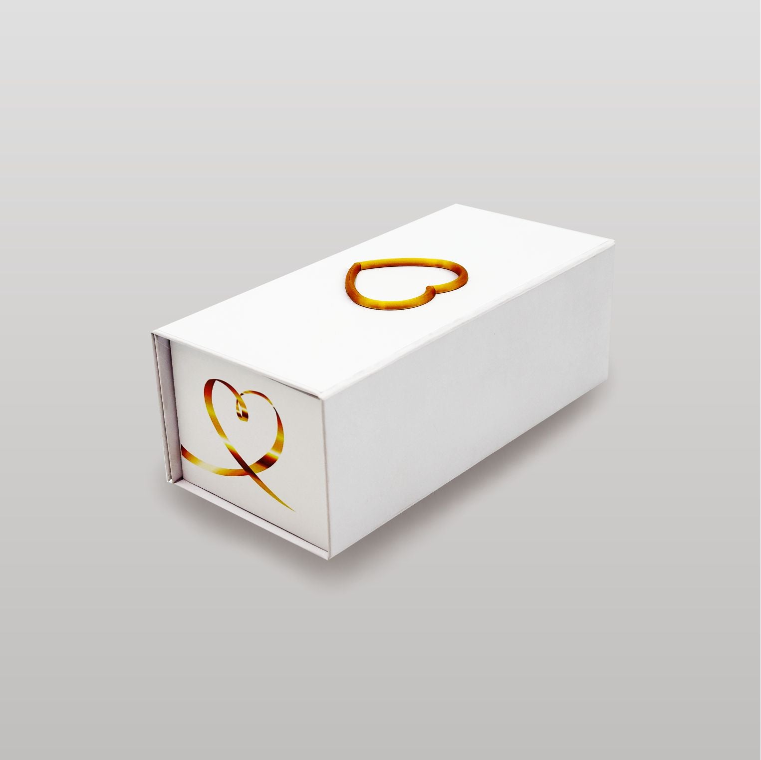 Magnetbox weiß mit 3D Herz