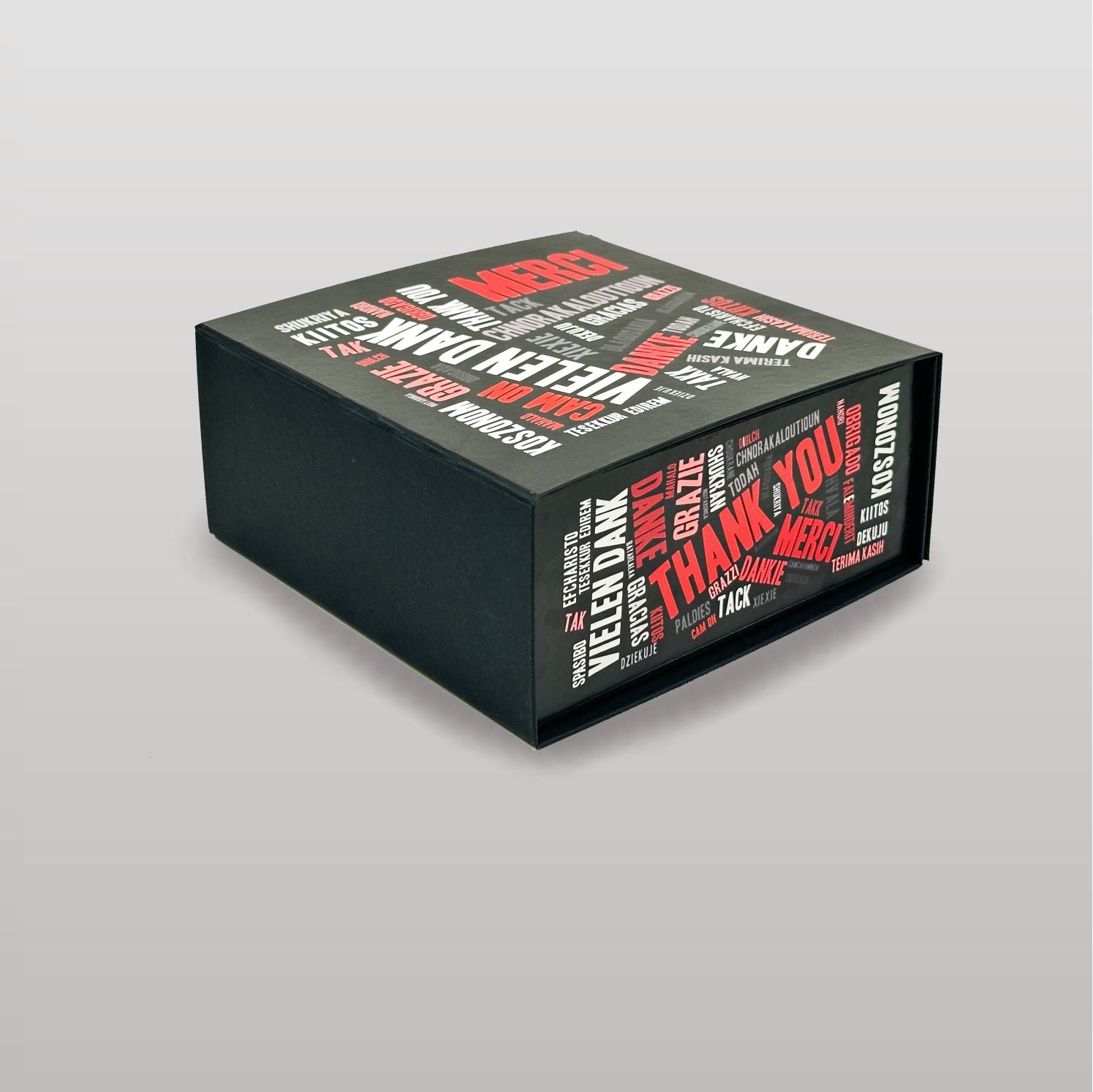 Magnetbox Danke schwarz