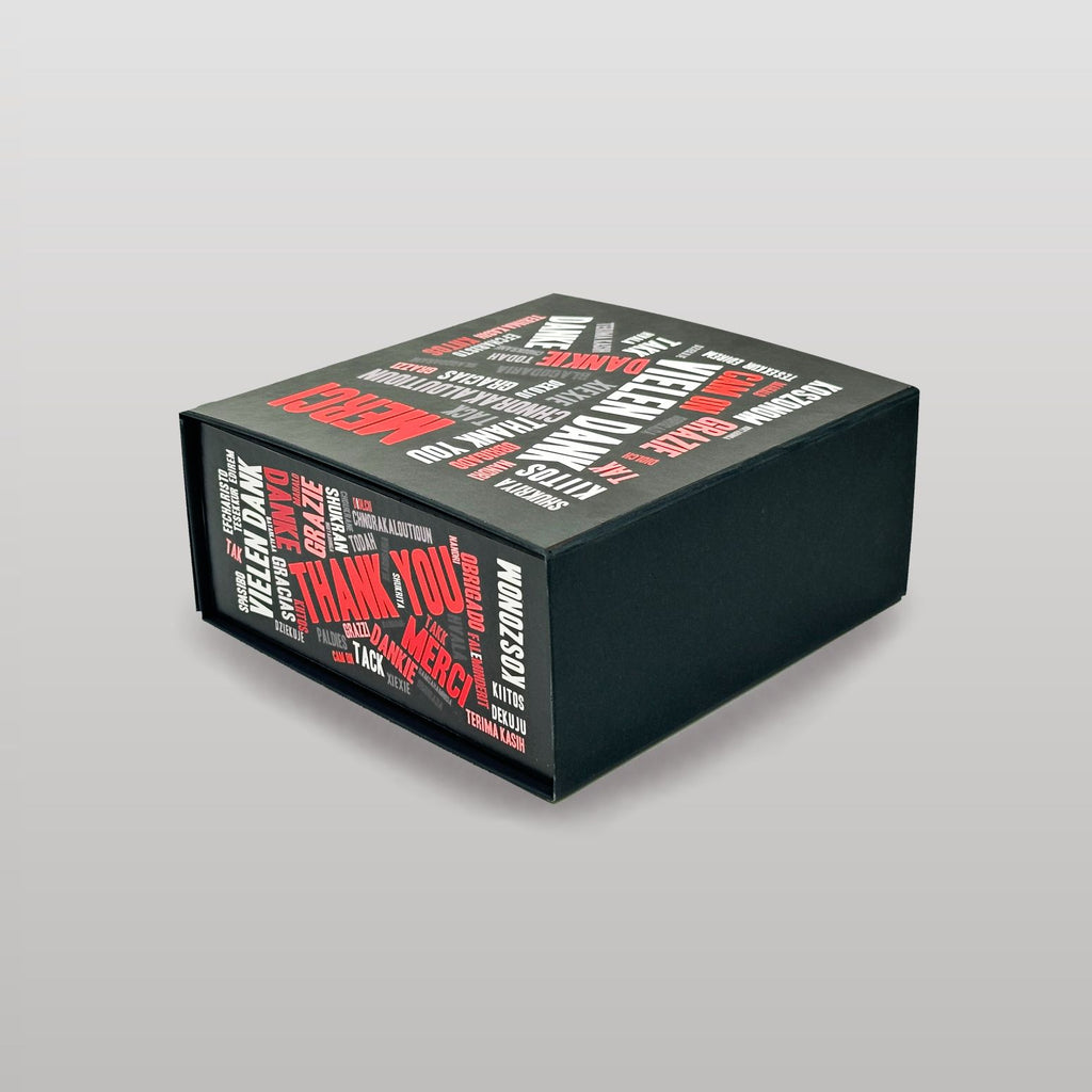 Magnetbox Danke schwarz