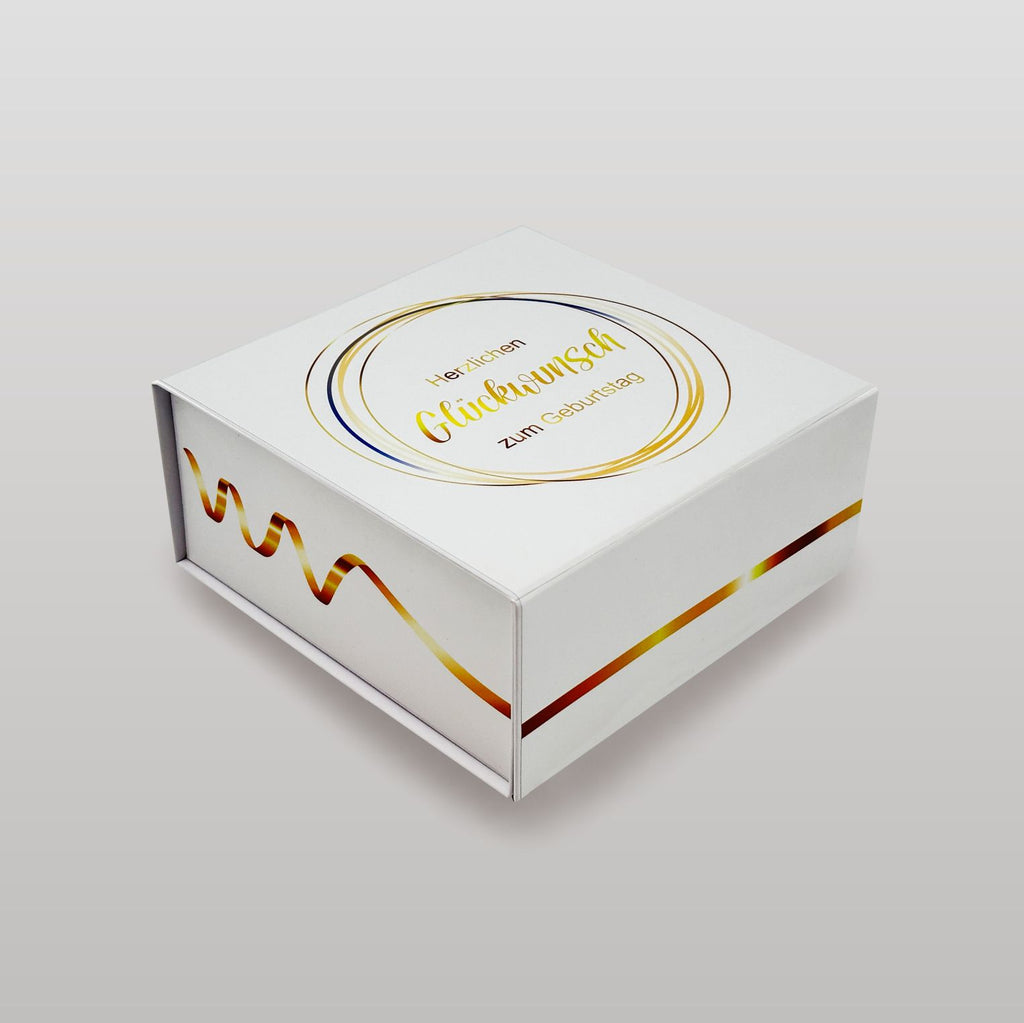 Magnetbox weiß - Herzlichen Glückwunsch zum Geburtstag