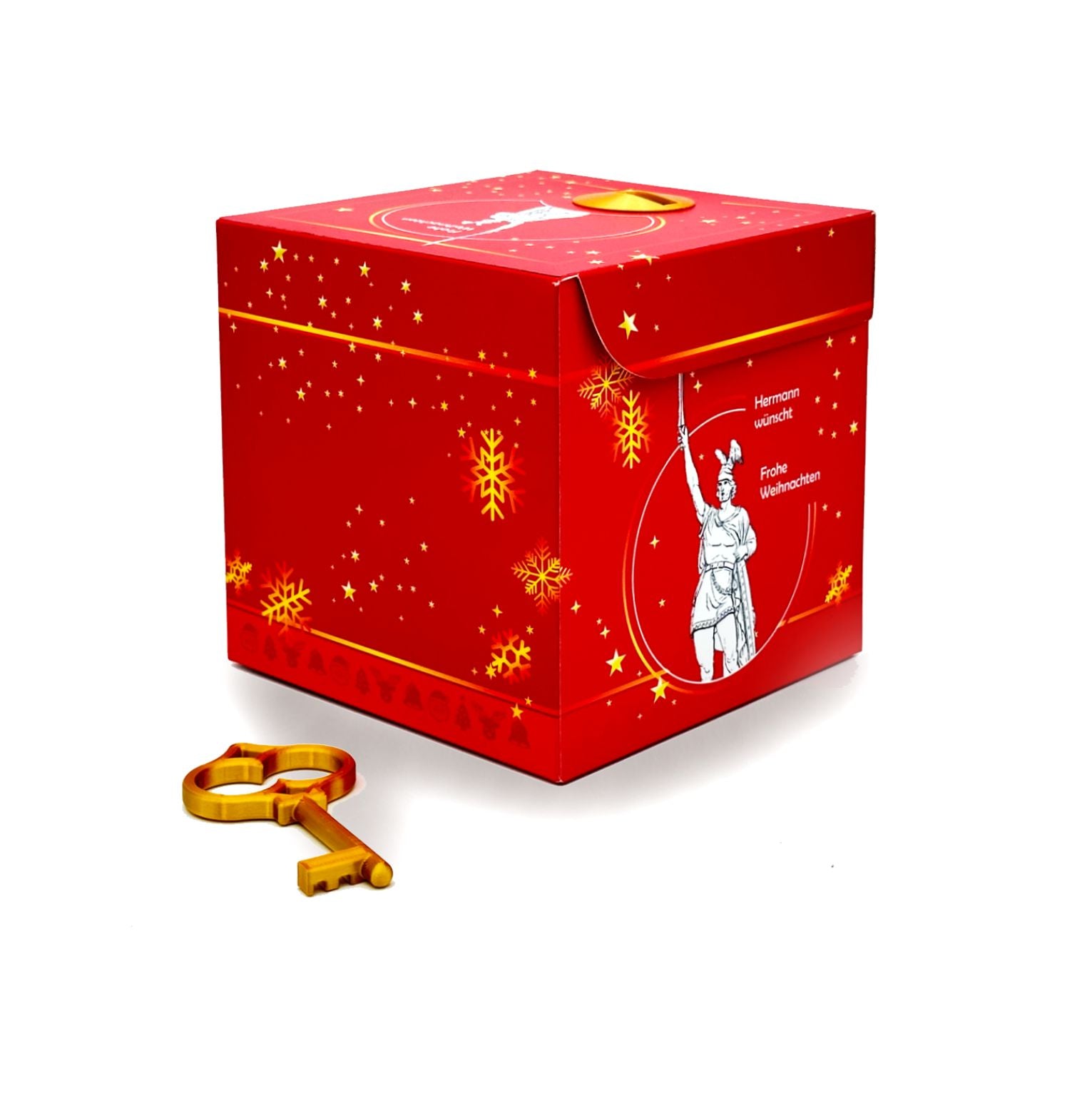 Schlossbox mit Schlüssel Weihnachten Hermannsdenkmal