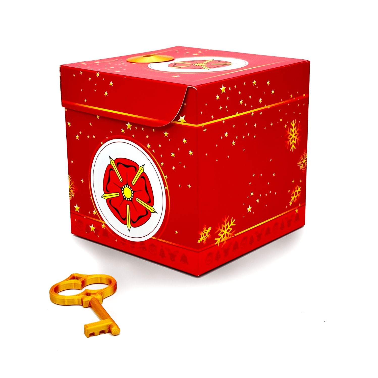 Schlossbox mit Schlüssel Weihnachten Lippische Rose