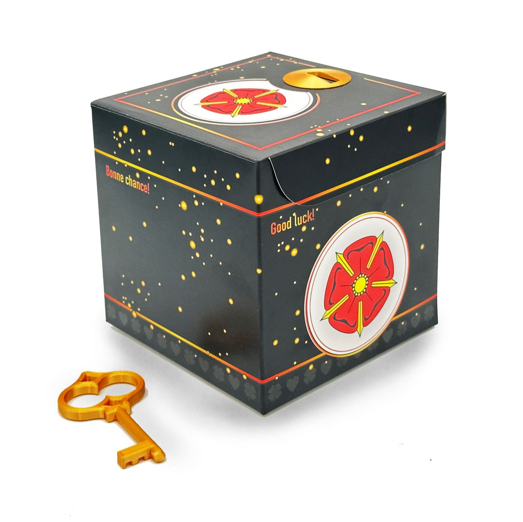 Schlossbox mit Schlüssel Glück Lippische Rose