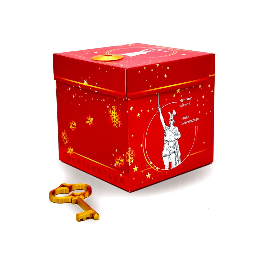Schlossbox mit Schlüssel Weihnachten Hermannsdenkmal