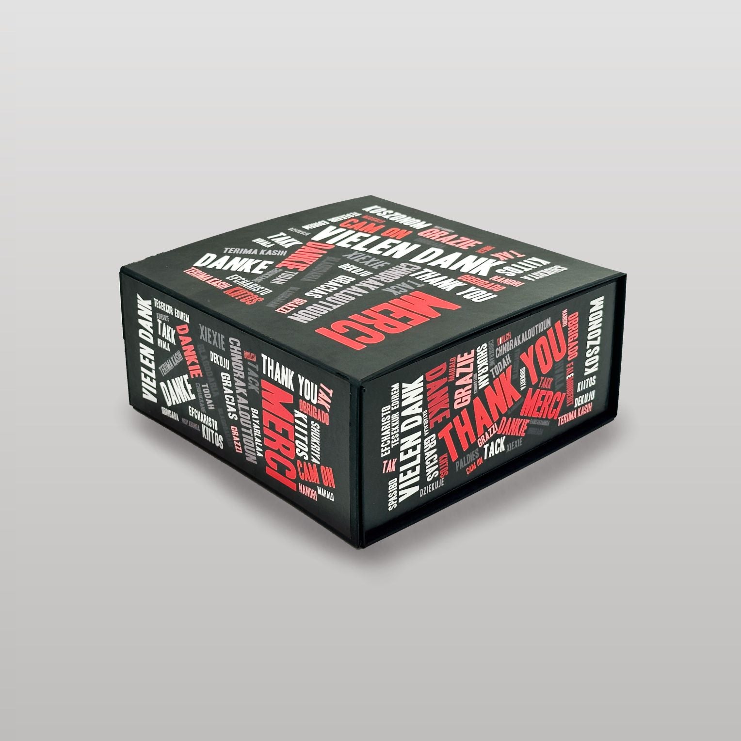 Magnetbox Danke schwarz
