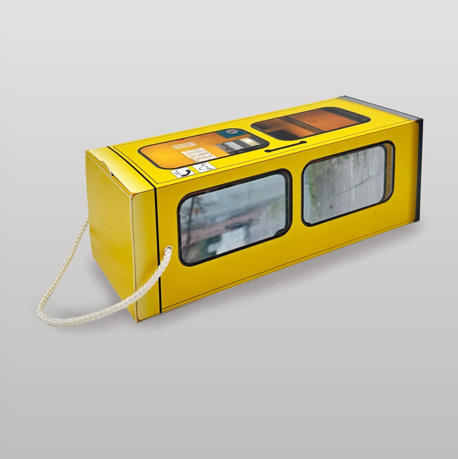 Geschenkbox für Flaschen - Telefonzelle Deutschland