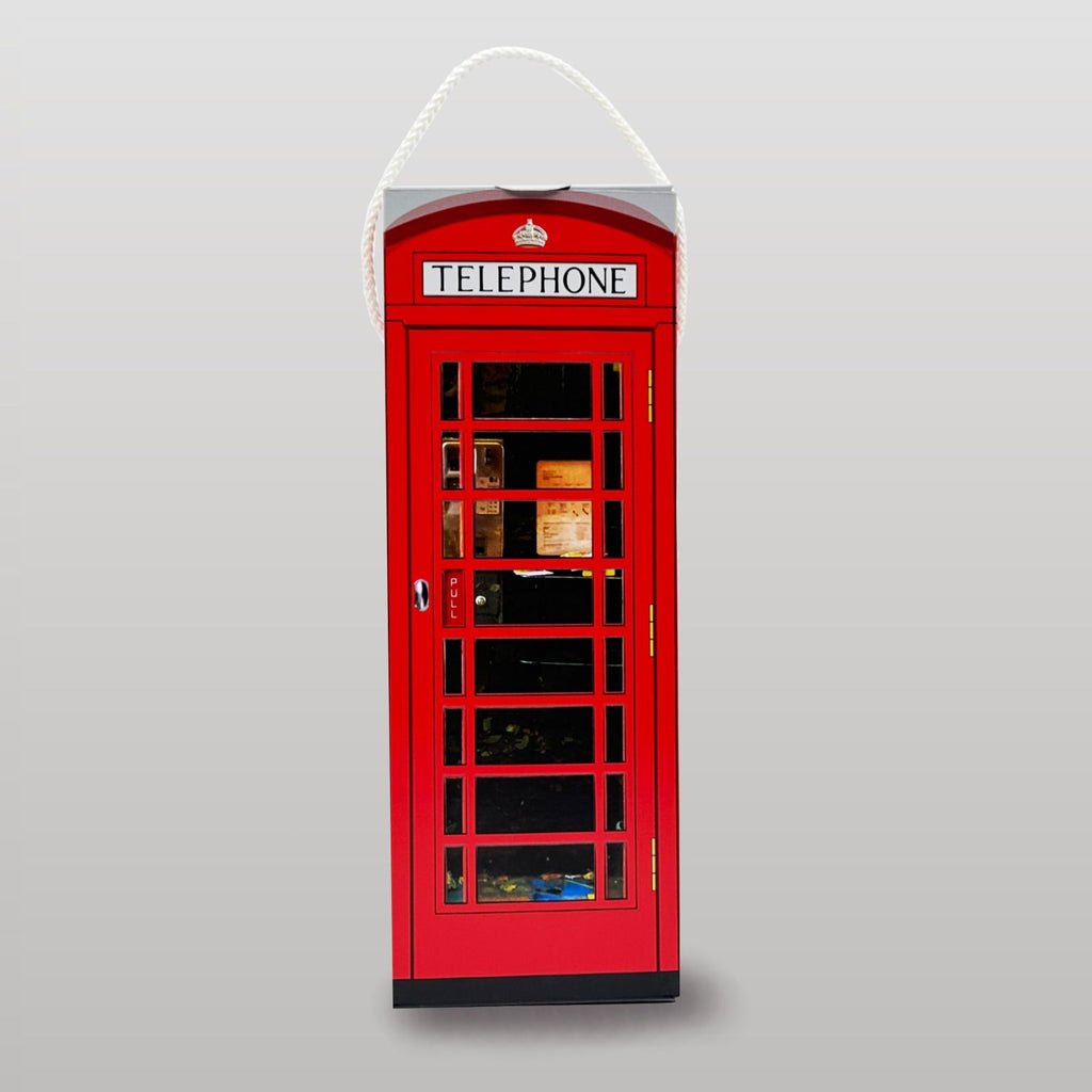 Geschenkbox für Flaschen - Telefonzelle Großbritannien