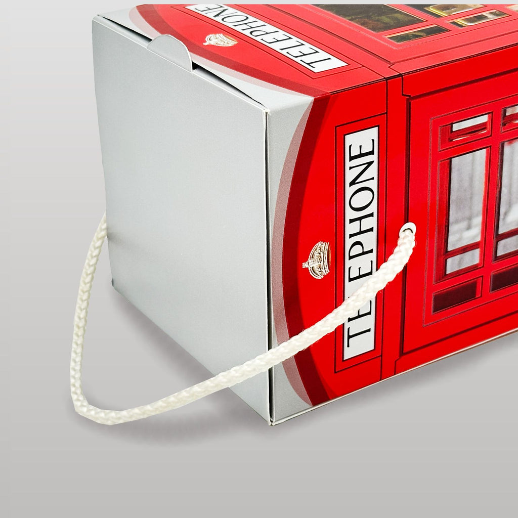 Geschenkbox für Flaschen - Telefonzelle Großbritannien