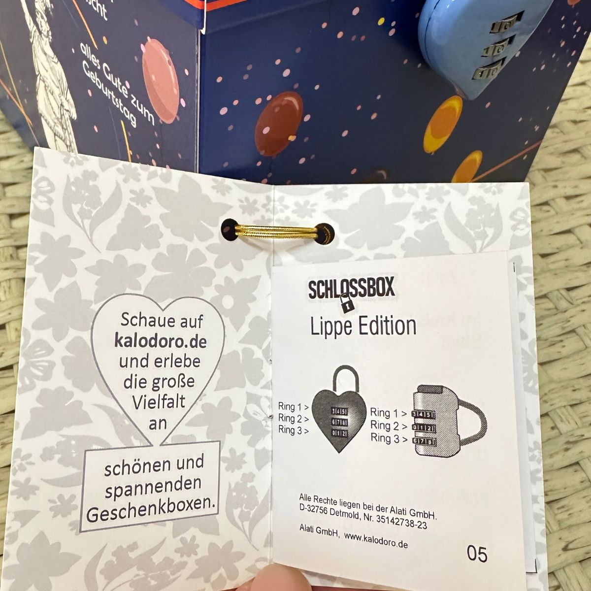 Rätselbox Geburtstag Hermannsdenkmal