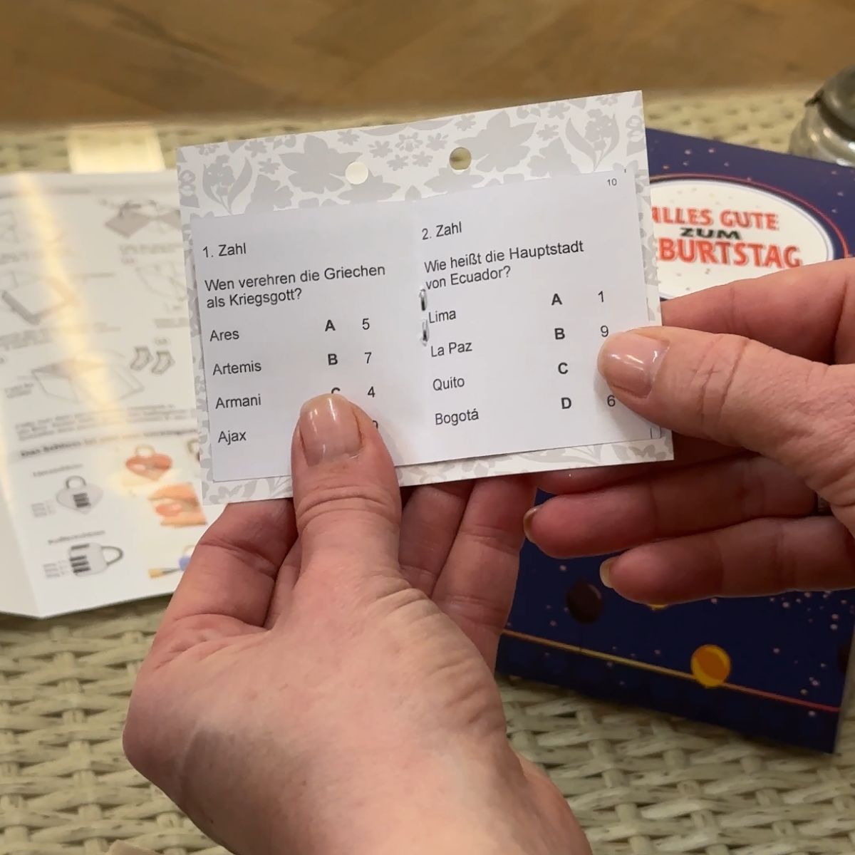 Rätselbox Geburtstag