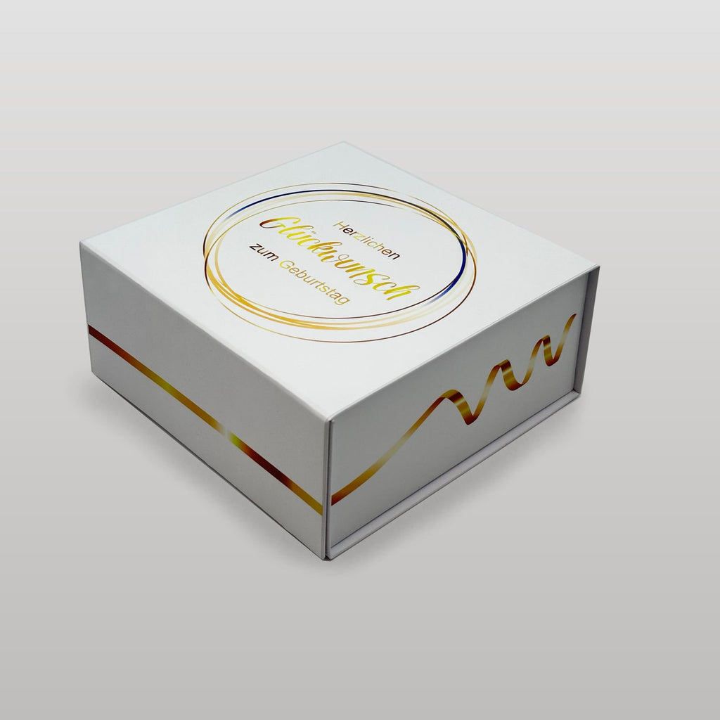 Magnetbox weiß - Herzlichen Glückwunsch zum Geburtstag